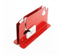 Jugutyeg Máquina Selladora Manual para Empaques de Alimentos Cerrador de Bolsas de Cuello Dispensador Automático y Sellador Multifuncional Adecuada para Comercios y Supermercados, Rojo