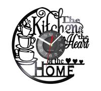 Jugutyeg Reloj de Pared Cocina para Decoración del Hogar Arte Artesanal con Números Arábigos Luz Nocturna Y Estilo Moderno Material PP Adecuado para Mujeres Es