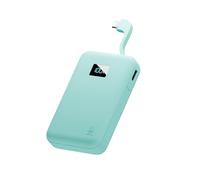 Juice Banco de energía ecológico Integrado, Cargador portátil de 10.000 mAh con Cable Integrado y Pantalla Digital, Salida USB-C, Banco de energía para iPhone 15 16 Pro MAX, Samsung, Xiaomi, Android