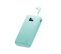 Juice Banco de energía ecológico Integrado, Cargador portátil de 16000 mAh con Cable USB-C Integrado y Pantalla Digital, Salida USB-C rápida, PowerBank para iPhone 15 16 Pro MAX, Samsung, Android