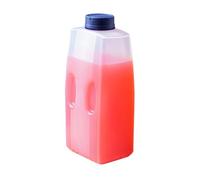 Juice Bottle | Refrigerator Juice Container Bottle | 2L Leak-Proof Beverage Dispenser With Scale For Iced Tea Water Coffee Milk Hiking Picnic Gathering Cycling
