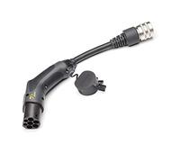 Juice Connector, Adaptador Tipo 2 para Juice Booster 2, Transforma tu Wallbox en un Cable Carga Coche Electrico Tipo 2, Adaptador con Regulación Automática para Cargador Coche Electrico