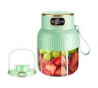 Juicer - Máquina de mezcla de alimentos (recargable, Juicer de pantalla digital, procesamiento de alimentos compactos, 600 ml, máquina de mezcla de alimentos compactos, 600 ml de capacidad para