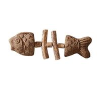 Juicio de masticación juguetes lidera, juguetes de dentición del gatito,TEATER DE RELAXIÓN DE LA RECESACIÓN DEL PESCO - Interactive Cat Chew juguete lindo gatito de madera TEATHER para juego para al a