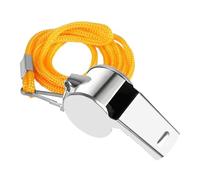 Juicio de silbato deportivo: correa de metal duradera, clara a alto volumen | Dispositivo de sonido de claridad para capacitación profesional, herramienta multifuncional para entrenador, maestro, ofic