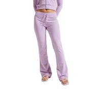 Juicy Couture Apollo Low Rise Pants-Jersey Trainingshose Sweathose für Sport Freizeit Fitness mit Tunnelzug in Versch. Farben Pantalones Informales, Pastel Lilac, M Mujeres