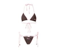 Juicy Couture Bikini 'TAIHITI CHARM GOTHIC' chocolate / rosa pastel M chocolate / rosa pastel