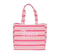Juicy Couture - Bolsa de compras rosa a rayas con correa de hombro desmontable - Bags - Mujer - Multicolor - ONE SIZE -