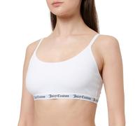 Juicy Couture Bralette REN para Mujer - BH Bralette Ohne Bügel Mit Verstellbaren Trägern Für Sport Freizeit U. Fitness in Versch. Sujetador Farben, Blanco, L