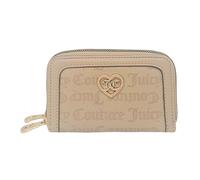 Juicy Couture Cartera mediana con doble cremallera alrededor para mujer, Cafe, Talla única, Contemporáneo