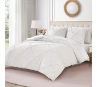 Juicy Couture Diamond - Juego de edredón tamaño Queen, Juego de edredón Reversible de 3 Piezas, Lavable a máquina, Color Blanco