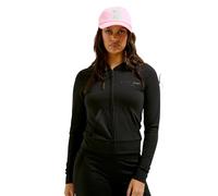 Juicy Couture Ennis Hoodie Kapuzensweatjacke, Sweatjacke mit Kapuze und Reißverschluss in Verschiedenen Farben Sudadera con Capucha, Negro, S para Mujer