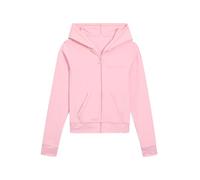 Juicy Couture Ennis Hoodie Kapuzensweatjacke, Sweatjacke mit Kapuze und Reißverschluss in Verschiedenen Farben Sudadera con Capucha, Juicy Pink, M para Mujer