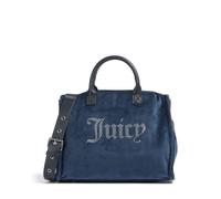 Juicy Couture Iris Velvet M Bolso de mano azul oscuro, terciopelos, mujer