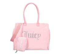 Juicy Couture Iris Velvet Rhinestones Bolsa de compras 33 cm rosa