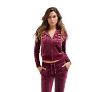 Juicy Couture Jewelled Juicy Velour Hoodie Sudadera con Capucha, Puerto Tawny, M (Pack de 11) para Mujer