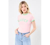 JUICY COUTURE Juicy Collegiate Ringer T_Shirt S Rosa