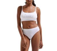 Juicy Couture Juicy Diamante Bralette & High Leg Brief Juego de lencería, Blanco, Talla única (Pack de 42) Mujeres