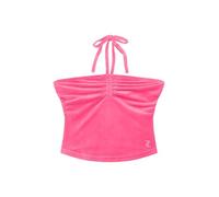Juicy Couture Neck Holder Figubetontes T Shirt Top Oberteil mit Applikationen Versch. Farben Camisa Cami, Rosa Intenso, L Mujeres