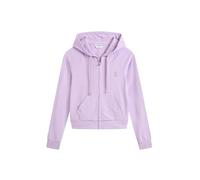 Juicy Couture Oola Hoodie Kapuzensweatjacke, Jersey Sweatjacke mit Kapuze und Reißverschluss in Verschiedenen Farben Sudadera con Capucha, Pastel Lilac, M para Mujer