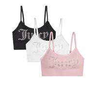 Juicy Couture - Pack variado de bralettes sin aros ni costuras para mujer, Medium
