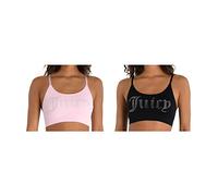 Juicy Couture - Paquete Variado de Bralettes sin Aros ni Costuras para Mujer, X-Large