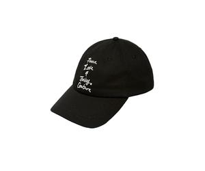 Juicy Couture Peace & Love Cap-Kappe mit Applikationen Gorra de béisbol, Negro, Talla única Mujeres