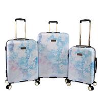 Juicy Couture Sadie - Juego de Equipaje Giratorio rígido de 3 Piezas, Acuarela Morada, Talla única, Sadie - Juego de Equipaje Giratorio rígido de 3 Piezas