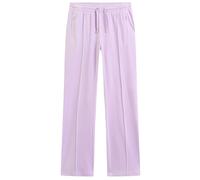 Juicy Couture Tina Track Pants Samtige Sweathose Trainingshose mit Kordelzug Jogger für Sport Freizeit Fitness in Versch. Farben Pantalones Informales, Pastel Lilac, L Mujeres