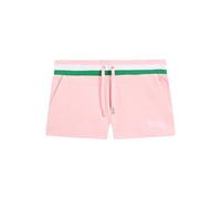 Juicy Couture Velour Stripe Shorts Pantalones Cortos Informales, Juicy Pink, L para Mujer