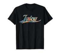 Juicy Fashion Y2K Aesthetic Tie Dye Vintage Varsity Camiseta