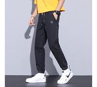 Juig Pantalones Vaqueros Holgados para Hombre de Primavera y Verano, Pantalones Holgados con Cintura elástica Harlan Cargo para Hombre, Pantalones Grises de Talla Grande M-8XL