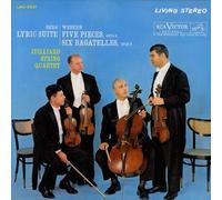 Juilliard String Quartet - Lyric Suite and Five Pieces op. 8, Six Bagatelles op. 9. Juilliard String Quartet Stereo