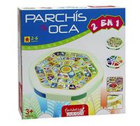 Juinsa- Parchís Oca automático, 2 a 6 jugadores, 37 x 16 x 37 cm (9626), de 3 a 9 años.