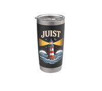 Juist Anchor Travel Alemania Playa Vibes Vaso térmico de acero inoxidable de doble pared