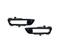 JUJIKCLPF Cubierta luz antiniebla parachoques delantero Embellecedor De Luz Antiniebla Delantera Para Discovery Sport L550 2015-2018 (Black-Left and Right)