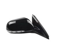 JUJIKCLPF Espejo Retrovisor Exterior Indicador Para Honda Accord 7. Generación 2003-2007 Conjunto Lateral De Espejo Retrovisor Coche Con Lámpara Señal Giro (Black-Right)