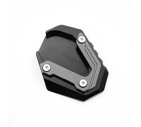 JUJIKCLPF Para Cf&moto 450MT 2024 2025 CNC Motocicleta Soporte De Aluminio Lateral Extensión Almohadilla Ampliadora Placa Extensión Soporte Pata Cabra