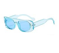 JUJNTNT Gafas cuadradas clásicas para hombre y mujer, estilo retro, lentes transparentes, montura ligera, C4, talla única.
