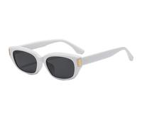 JUJNTNT Gafas de sol cuadradas retro, gafas de moda con montura gruesa para mujer y hombre, gafas de sol clásicas con montura ancha y detalles metálicos, protección UV, C5, talla única