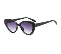 JUJNTNT Gafas de sol estilo ojo de gato vintage para mujer, estilo retro, montura gruesa extragrande, protección UV400, lentes moradas, gafas de sol modernas para exteriores, C1, talla única