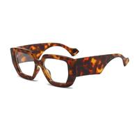 JUJNTNT Vasos de chupito estilo urbano retro con montura cuadrada y patas anchas para hombre y mujer (C8 HAWKSBILL)