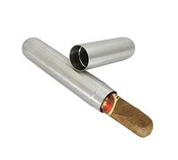 JUJOR Stainless Steel Cigar Tube for One Cigar