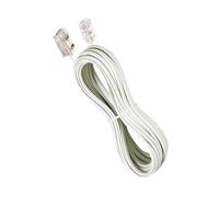 JUJUFREE Cable de extensión de teléfono RJ12 a 4P para máquinas, sistemas telefónicos, dispositivos de seguridad con construcción duradera