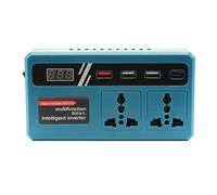 JUJUFREE Convertidor inversor de corriente alterna de alta eficiencia de 18-21 V a 220 V con puerto de carga USB tipo C