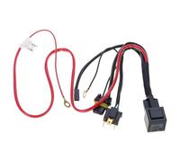 JUJUFREE Juego de arnés de cableado para faros delanteros de motocicleta, cable de luz general de alta conductividad para modificación de haces casi lejanos