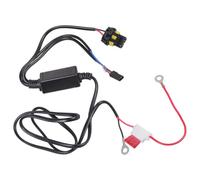 JUJUFREE Juego de arnés de cableado para faros delanteros de motocicleta, cable de luz general de alta conductividad para modificación de haces casi lejanos