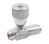 JUJUFREE Válvulas de retención de acelerador de una sola vía, válvulas de control de velocidad de cilindro hidráulico de alta presión para accesorios de tubería