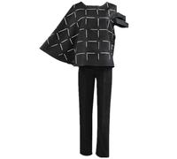 Jujutsu Kaisen Cosplay Mahito - Traje de disfraz unisex para fanáticos del anime, negro, talla L