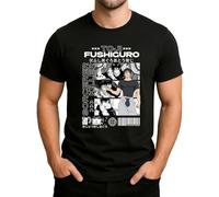 Jujutsu Kaisen - Elegante anime Japón - Dinámica Shonen para fans de la acción intensa, estilo XXII - Camiseta para hombre, Negro , S